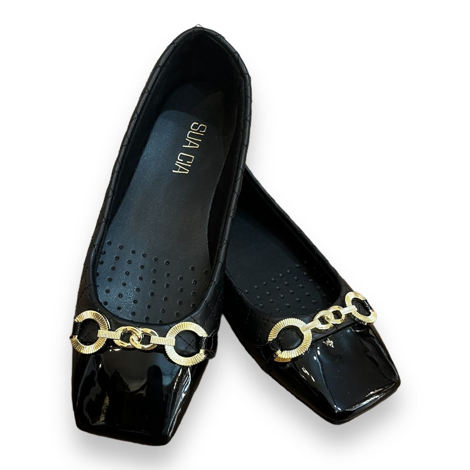 Sapatilha Sua Cia Preta Matelasse - Image 4