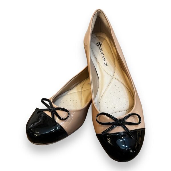 Sapatilha Feminina Soraia Santos Indiana Antique com Biqueira Preta - Elegância e Conforto