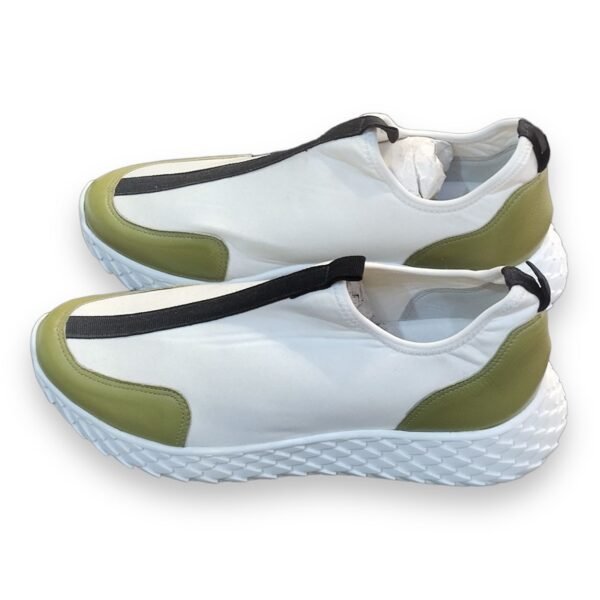 Tênis Confort Lialine Lycra Branco e Pistache - Image 6