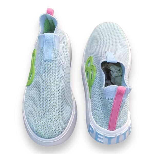 Tênis Petit Jolie Azul Sky/Rosa/Green