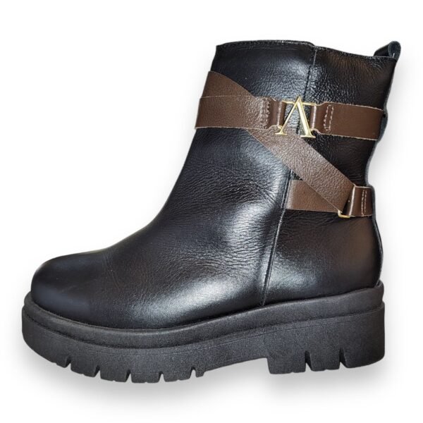 Bota Andaco Couro Legítimo Cano Baixo Tratorado - Image 2